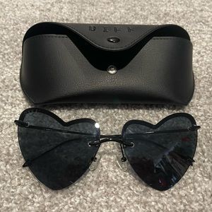DIFF Eyewear Remy Heart Sunglasses